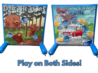 2 in 1 Feed the Bears and Car Wash Toss Game