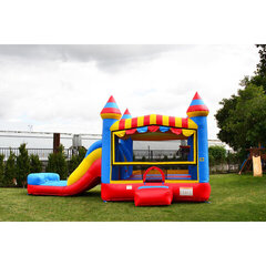 Circus Combo Bounce House with Slide (Wet)