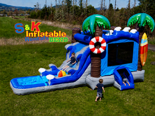 Malibu Combo Bounce House with Slide (Dry)