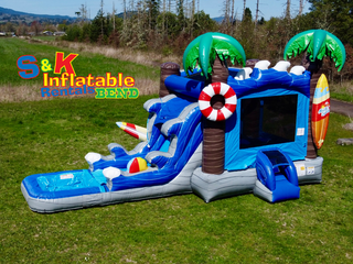 Malibu Combo Bounce House with Slide (Dry)