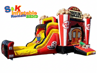 Popcorn/Movie Night Combo Bounce House (Dry)