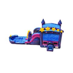 Star Galaxy Combo Bounce House with Slide (Wet)