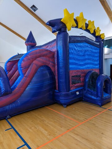 Star Galaxy Combo Bounce House with Slide (Wet)
