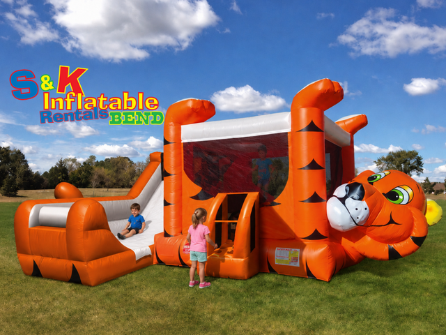 Tiger Belly Combo Bounce House (Dry)
