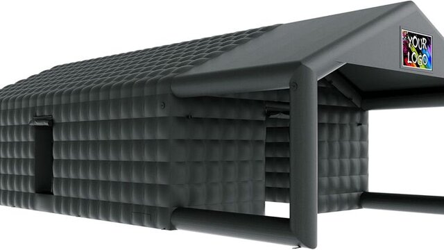 Large Black Inflatable Tent