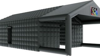 Large Black Inflatable Tent