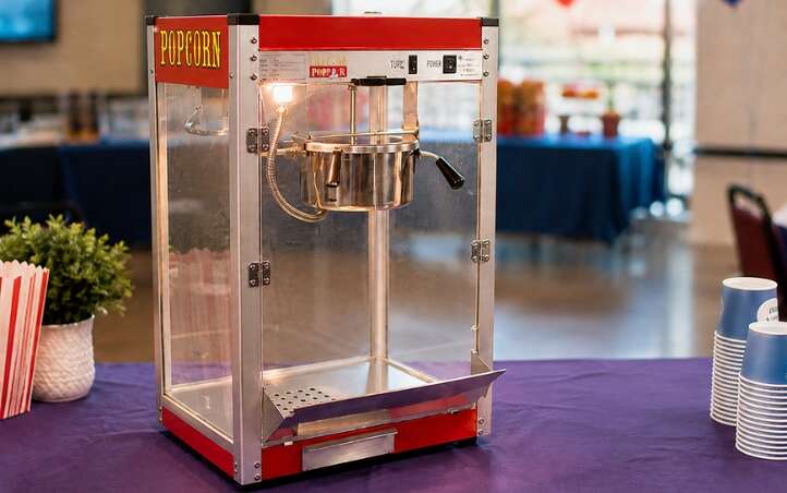 Cotton candy and popcorn concession machine rentals in McAllen, TX
