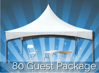 <p>High Peak Tent Package for 80 Guests</p> 