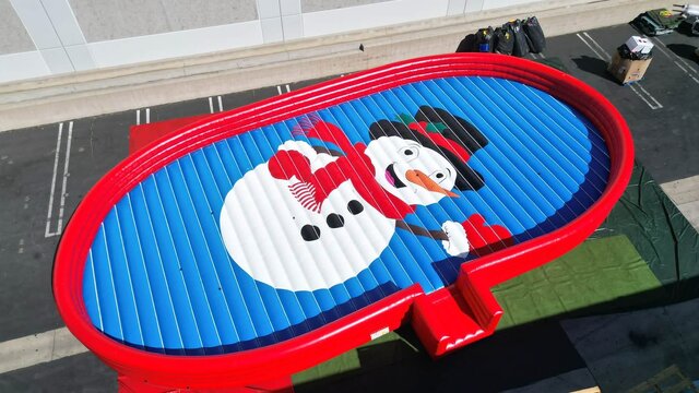Snowman Bounce Pad