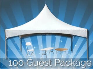 High Peak Tent Package for 100 Guests