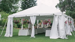 20x40 Draped Tent <p>(Seats 80-100 People)</p>  