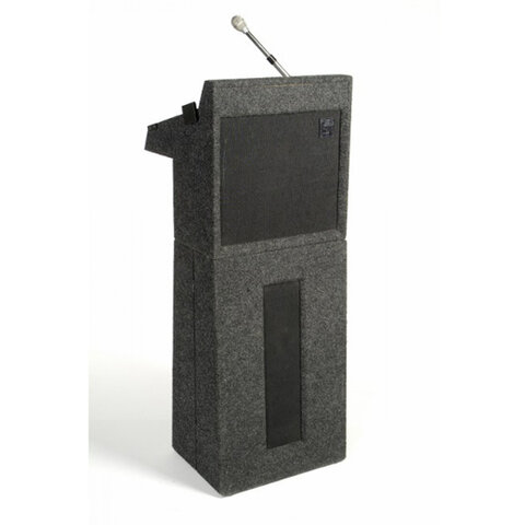 Podium with Speaker and Mic
