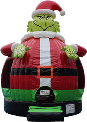 Grinch Christmas Bounce House