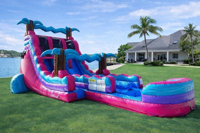 20ft Aqua Surge Dual Lane Slide