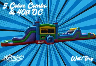 5 Color Combo with 40ft Obstacle Course