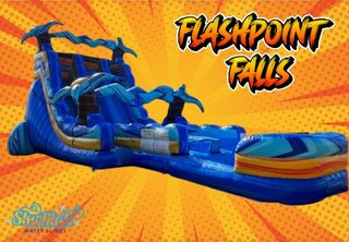 20ft Flashpoint Falls Dual Lane Slide