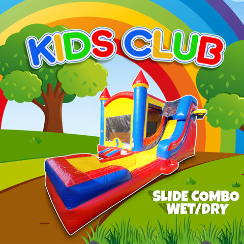 Kids Club House 8ft Water Slide & Deep Pool