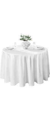 WHITE TABLECLOTH FOR 60