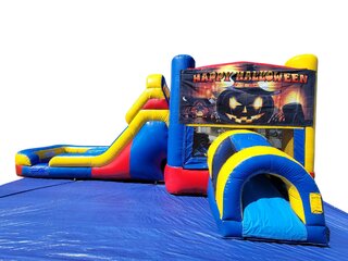 HALLOWEEN DOUBLE SLIDE POOL