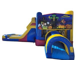 TRICK OR TREAT DOUBLE SLIDE  POOL