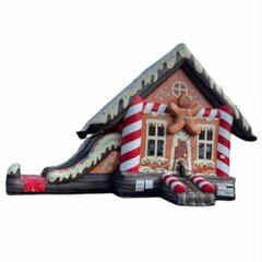 GINGERBREAD SLIDE BOUNCE HOUSE COMBO (DRY ONLY)