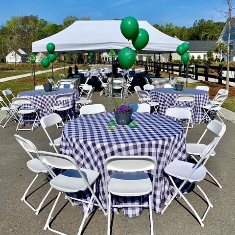 tent tables chairs rental charleston sc