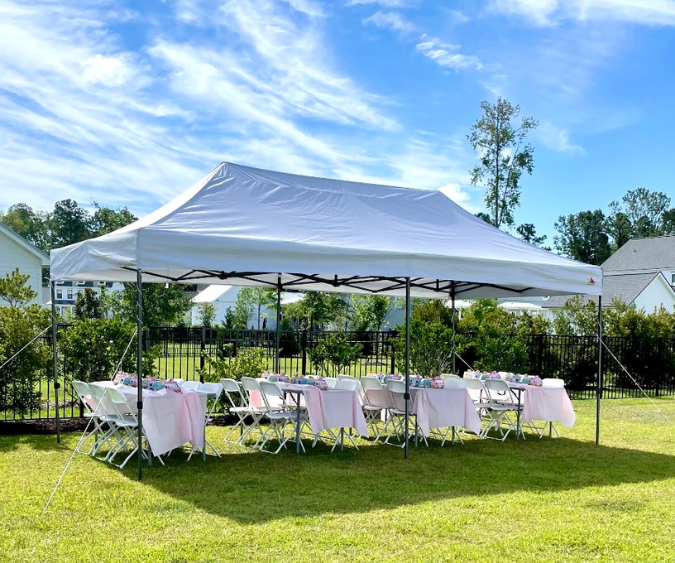 10x20 wedding tent rental charleston sc