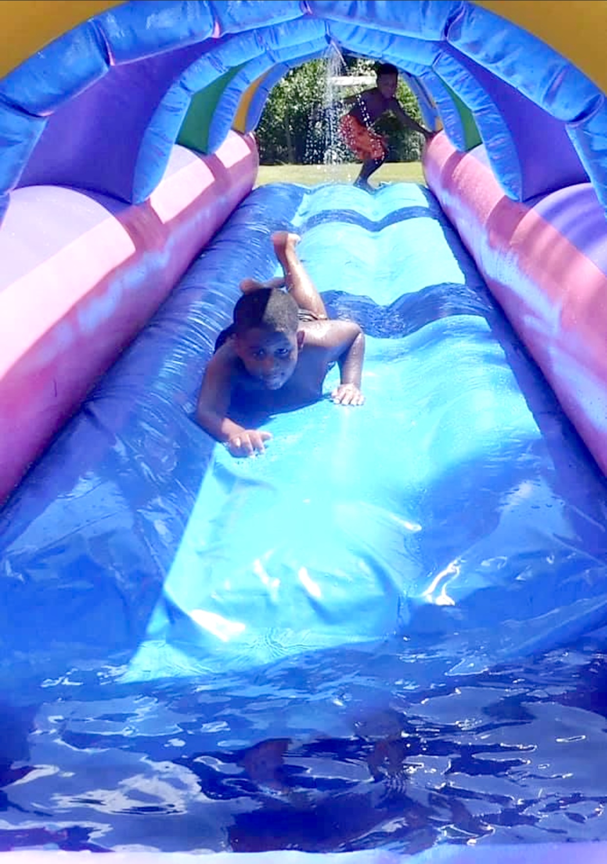 slip n slide water slide