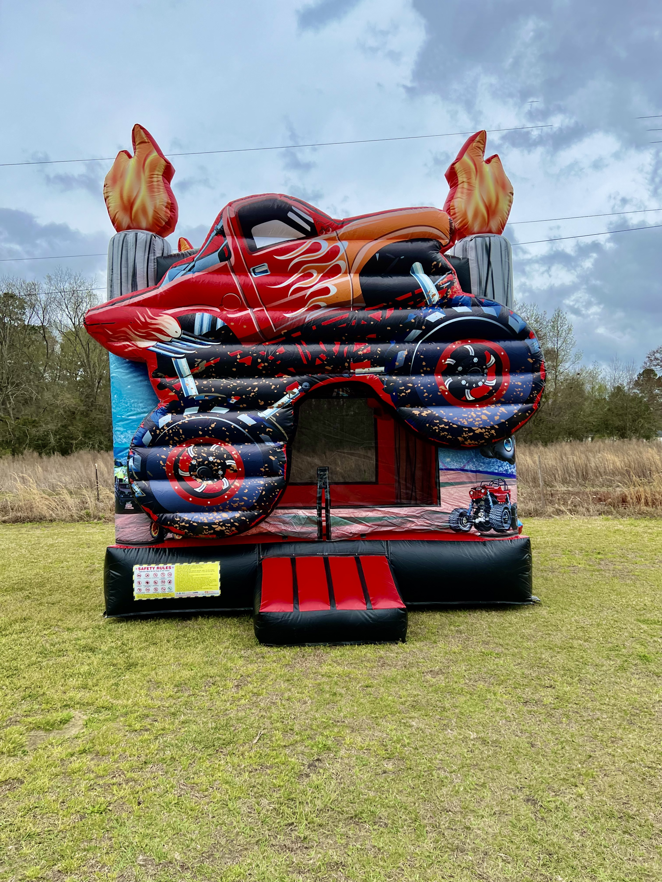 monster truck bounce house rental