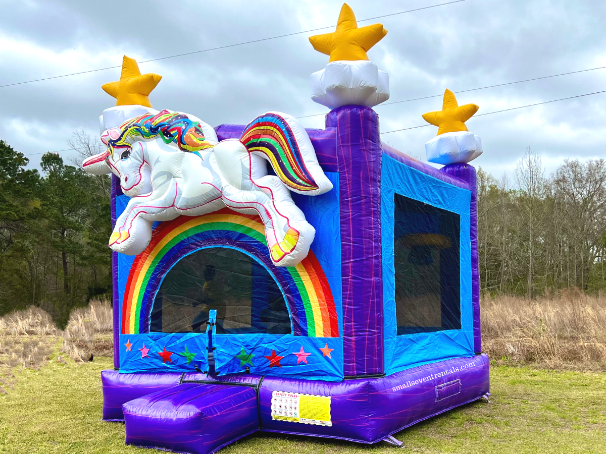 unicorn jump castle