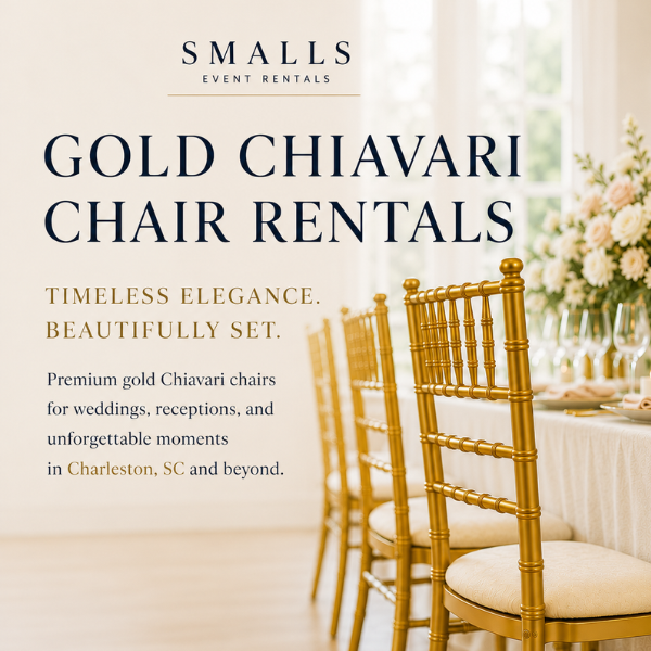 gold chaivari chair rental charleston sc