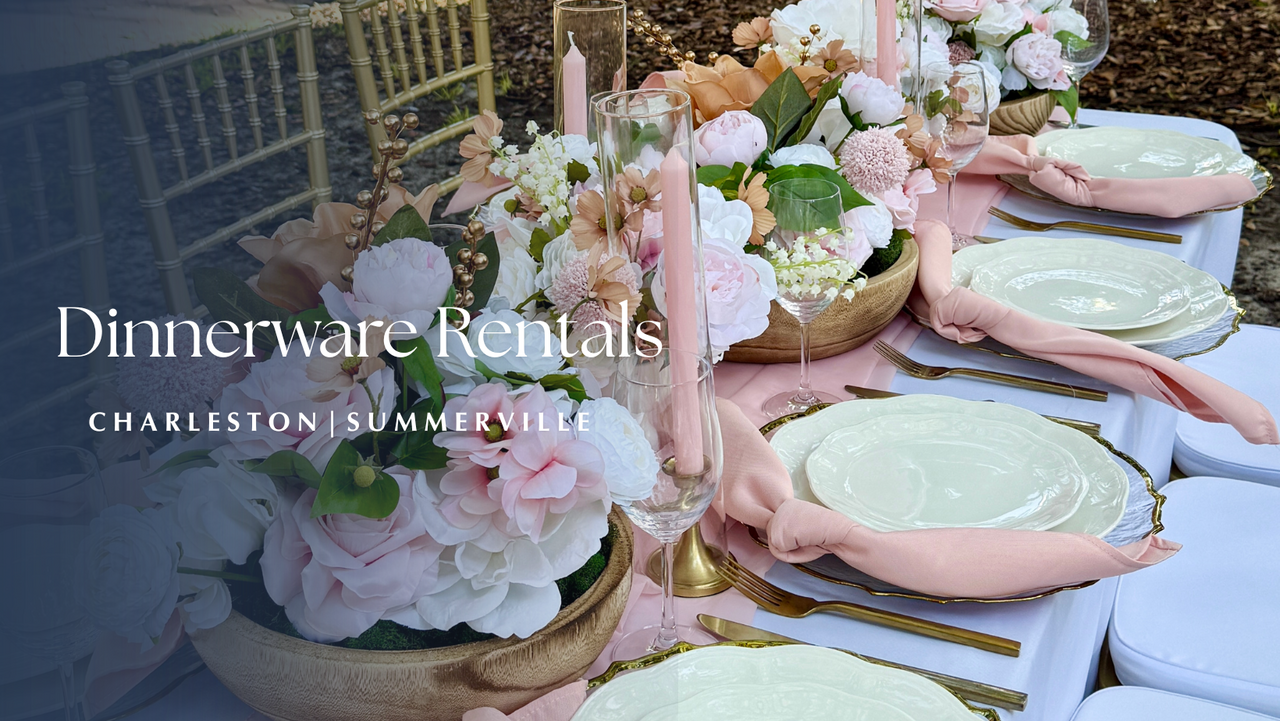 dinnerware rentals charleston sc