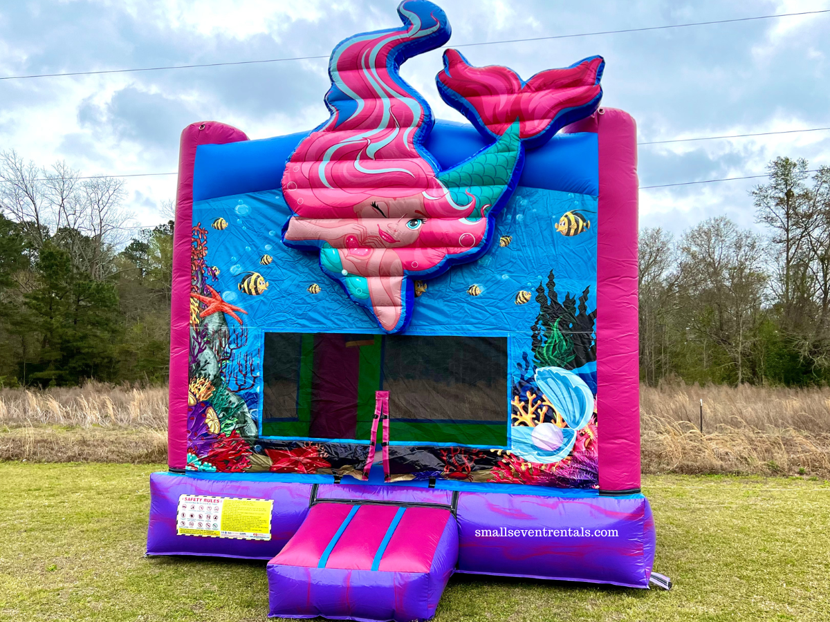 mermaid bounce house rental