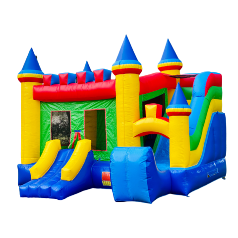 Casa Bella 15ft Bounce House / Dry Slide Combo 