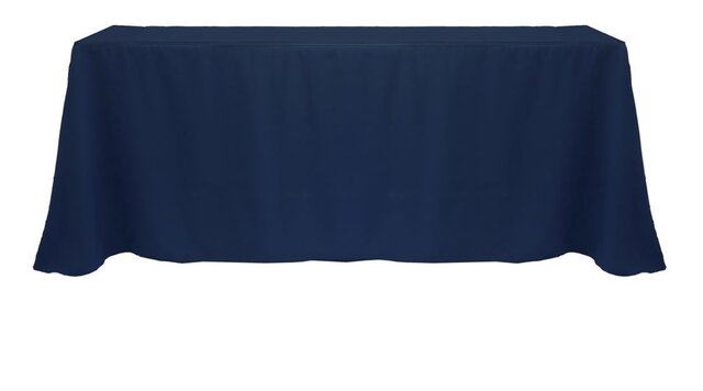 Navy 90x156 Tablecloth