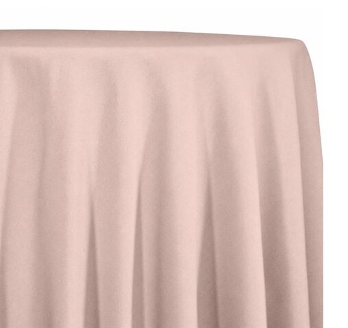 Blush 120” Round Table Cloth
