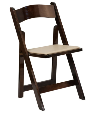 Rustic Fruitwood Folding Chairs