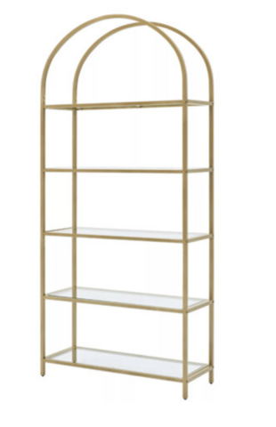 Gold 6ft Etagere / Back Bar