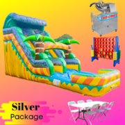 15ft-18ft Silver Water Slide Package