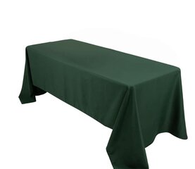 Hunter Green 90x132 Tablecloth