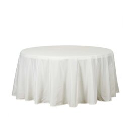 120' Round Ivory Table Cloths