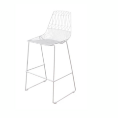 White Luxe Bar Stool