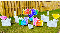 Multi Color Sparkle Presents Set