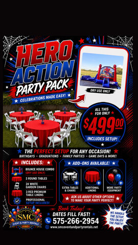 Hero Action Party Package