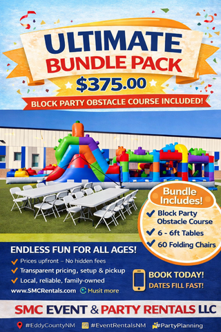 Ultimate Party Bundle Block Party Obstacle Course