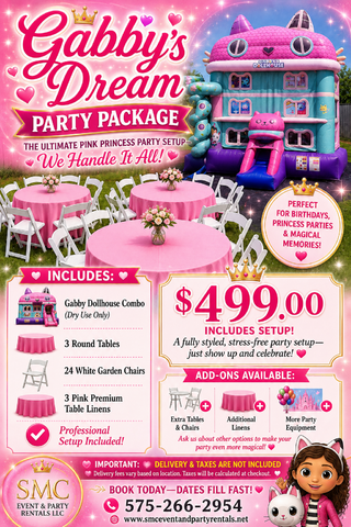 Gabby's Dream Party Package