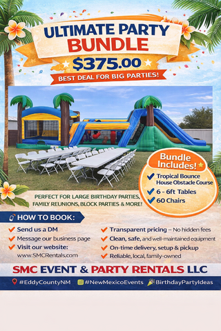 Ultimate Party Bundle Tropical Obstacle Course