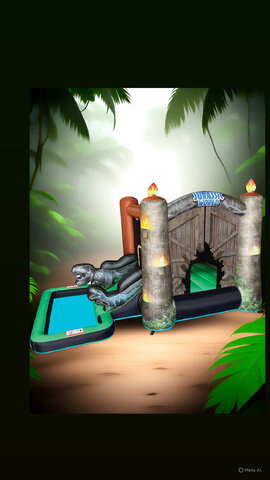 Jurassic World Dinosaur Bounce House