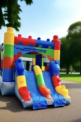 Block Party Bounce House Combo