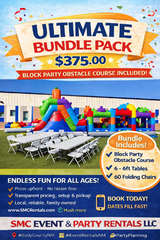 Ultimate Party Bundle Block Party Obstacle Course